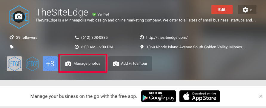manage photos google places google my business
