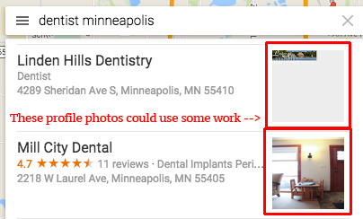 google my business profile photo issues